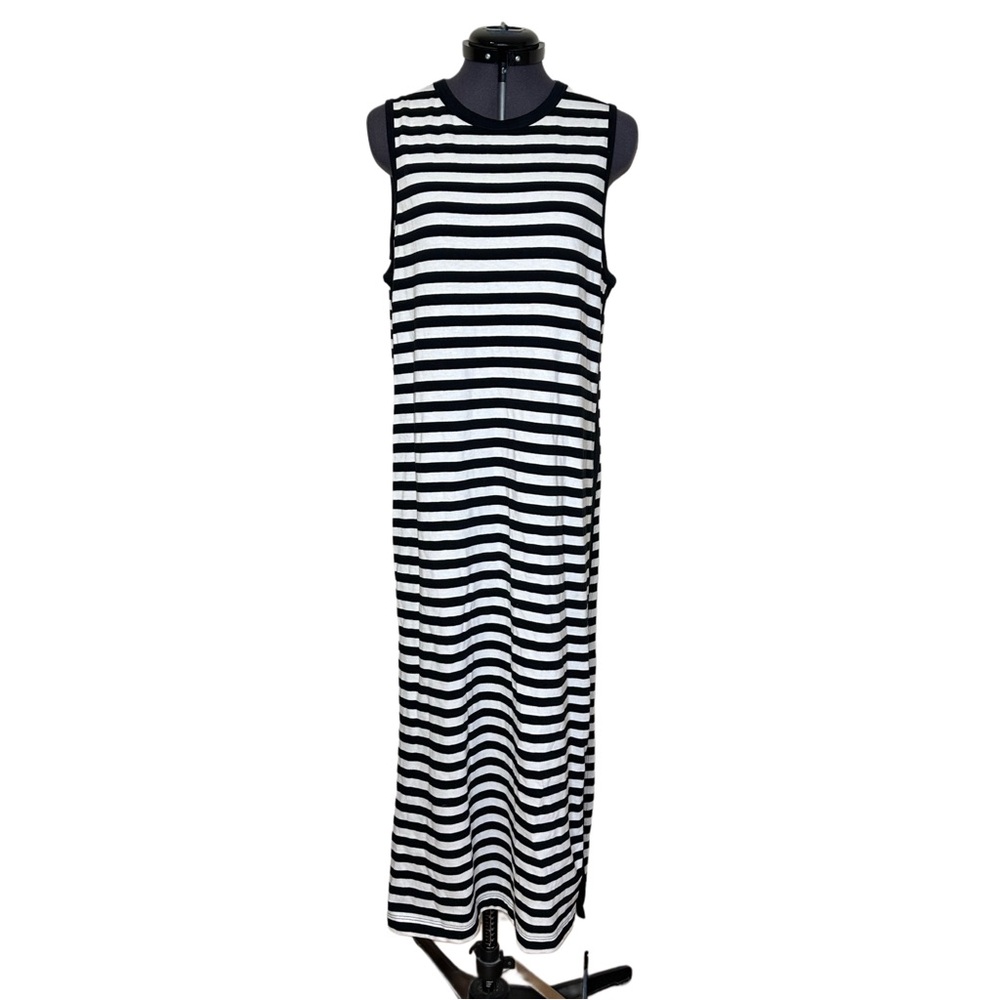 rag & bone Brit Striped Side-Split Tank Dress - Picture 3 of 10